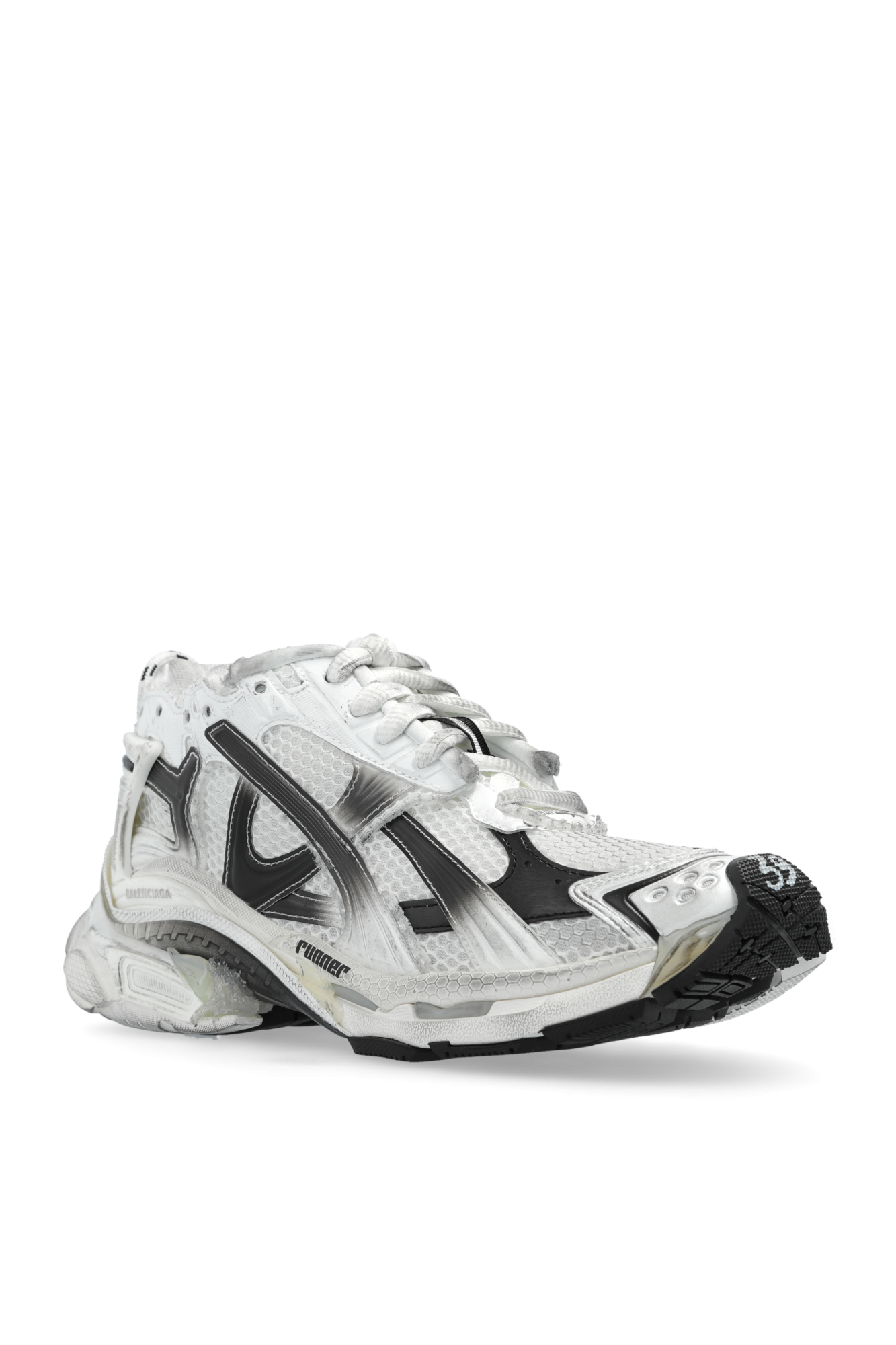 「BALENCIAGA」Black&White Reversible マフラー s-musee_361012152